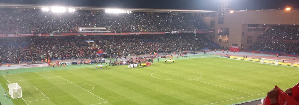 Estadio. Argelia contra Nigeria