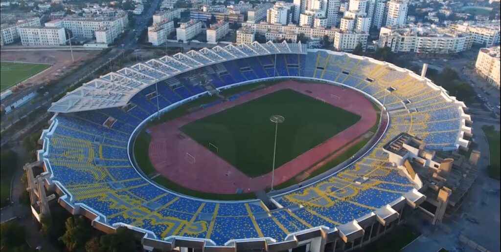 Estadio. Egipto contra Nigeria