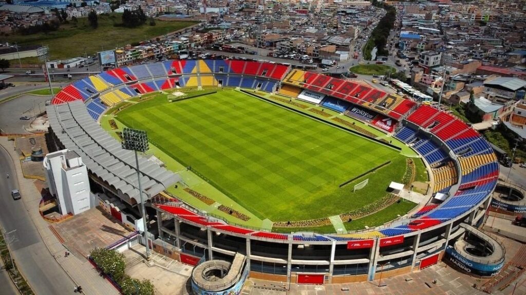 Estadio. Deportivo Pasto contra Bucaramanga
