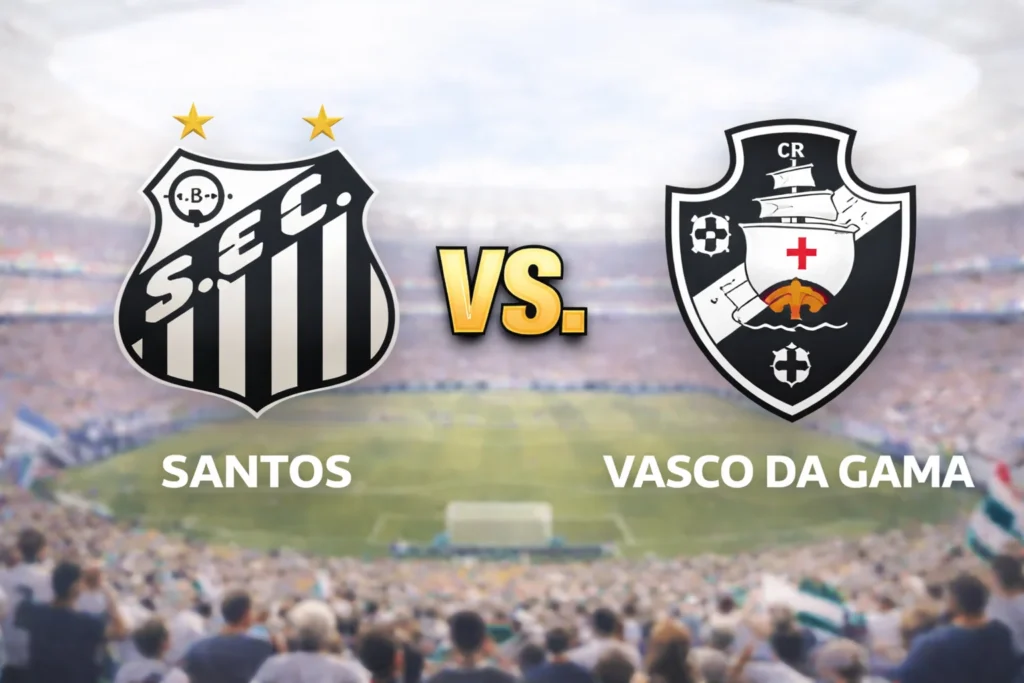 Santos contra Vasco da Gama –Liga Brasil 2026– 26 de Febrero (19:00 hora local)