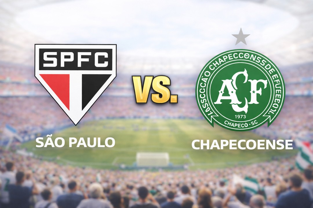 São Paulo contra Chapecoense
