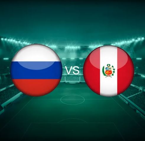 Rusia contra Perú partido