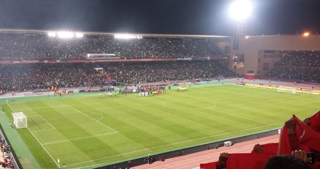 Estadio de Marrakech, donde Costa de Marfil contra Mozambique se enfrentan el miércoles 24 de diciembre
