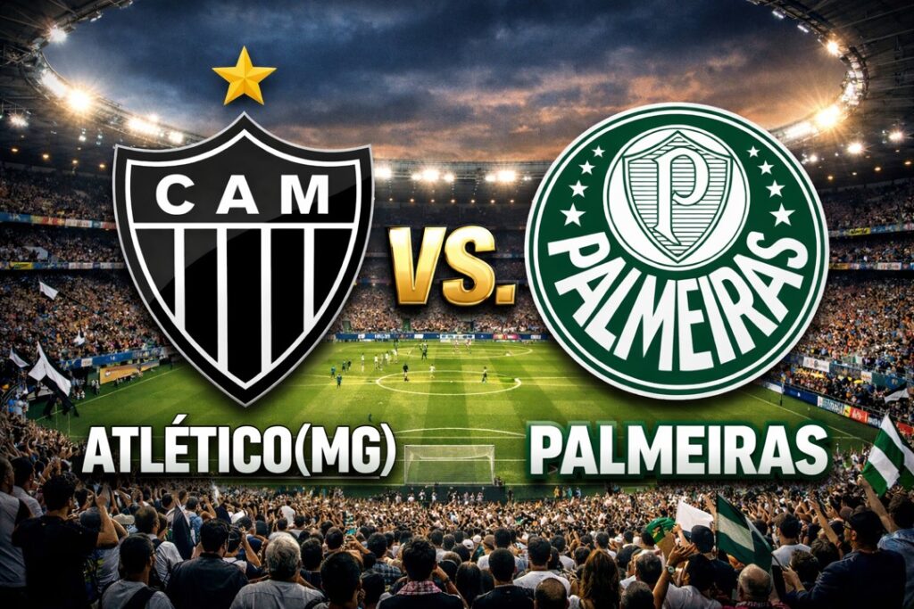 Atlético Mineiro contra Palmeiras