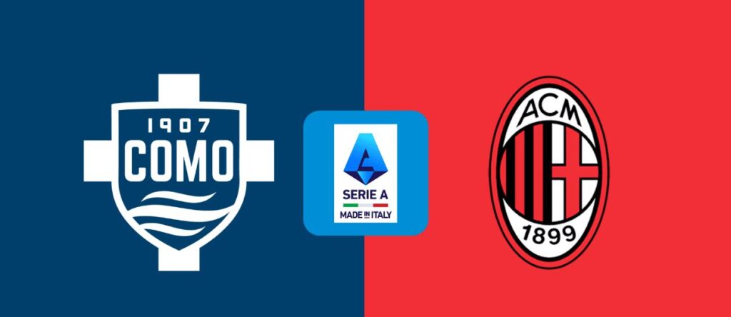 Como contra AC Milan - Serie A, 15 de enero de 2026