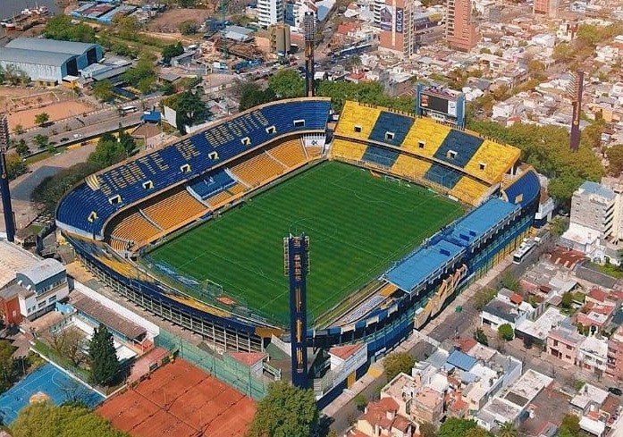 Estadio. Rosario Central contra Belgrano