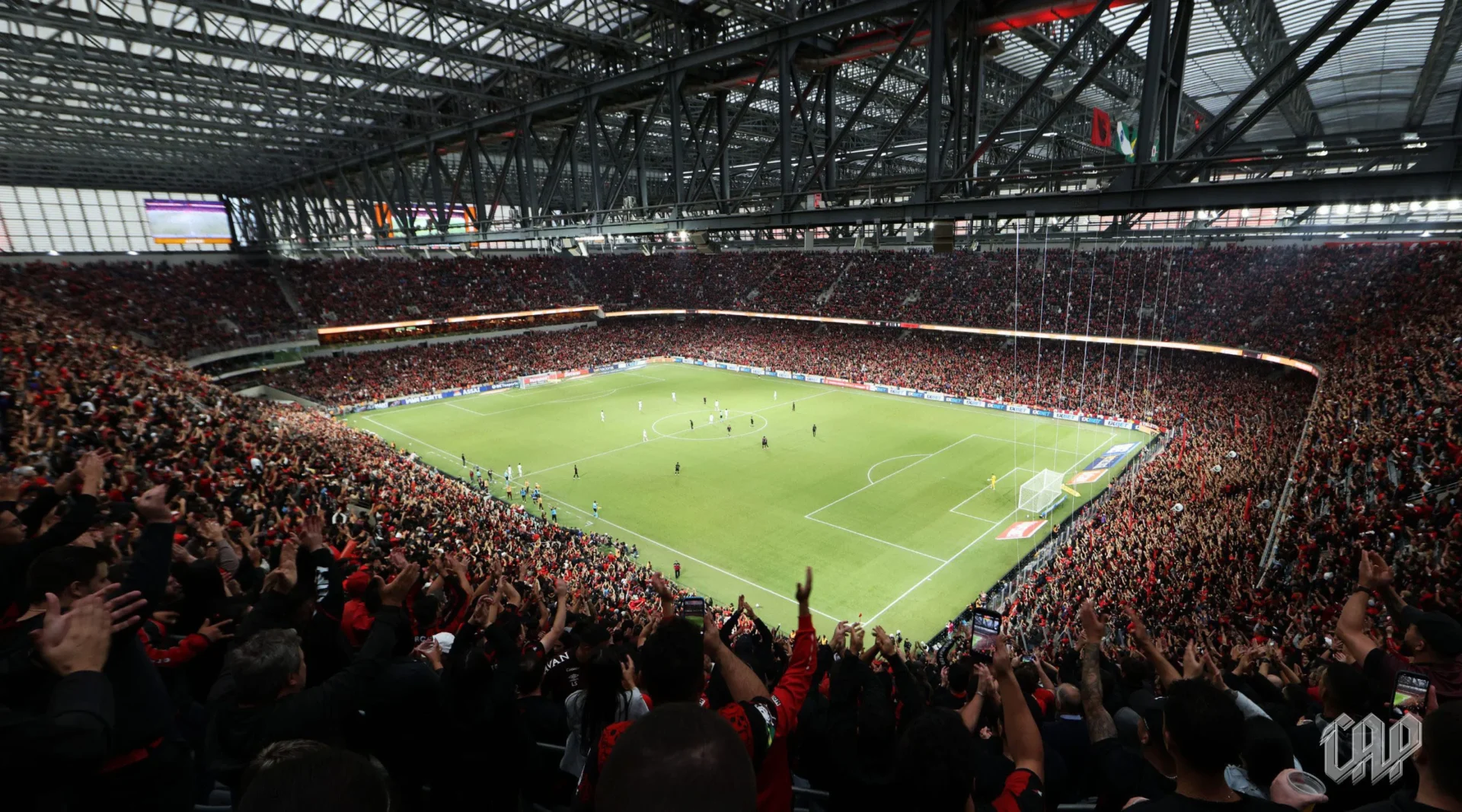 Estadio. Athletico Paranaense contra Mirassol
