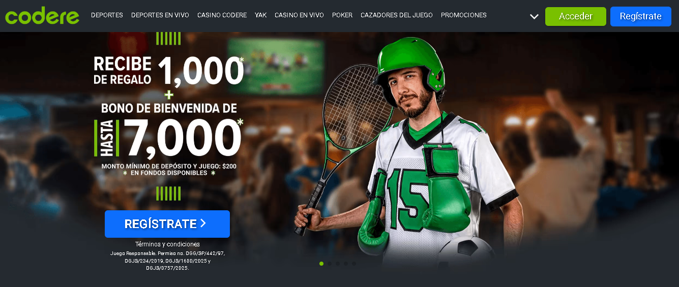 Codere destaca entre las mejores casas de apuestas en México