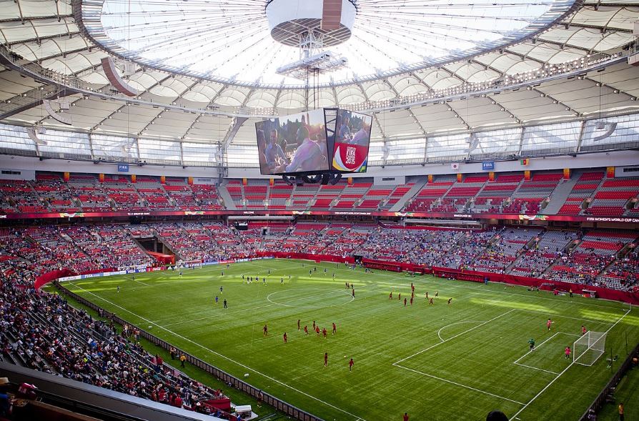 Estadio BC Place donde se disputará el duelo entre Vancouver contra Los Ángeles FC
