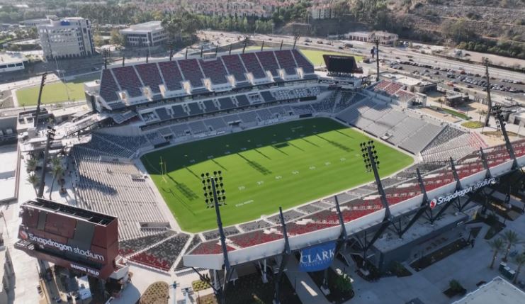 Snapdragon Stadium donde se llevará a cabo el duelo entre San Diego contra Minnesota