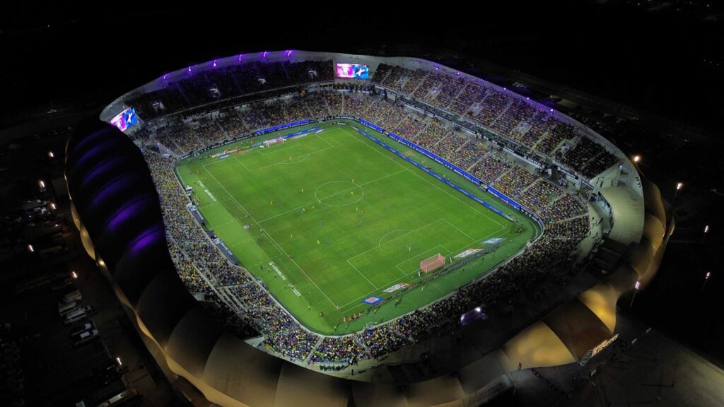 Estadio. Mazatlán contra Juárez