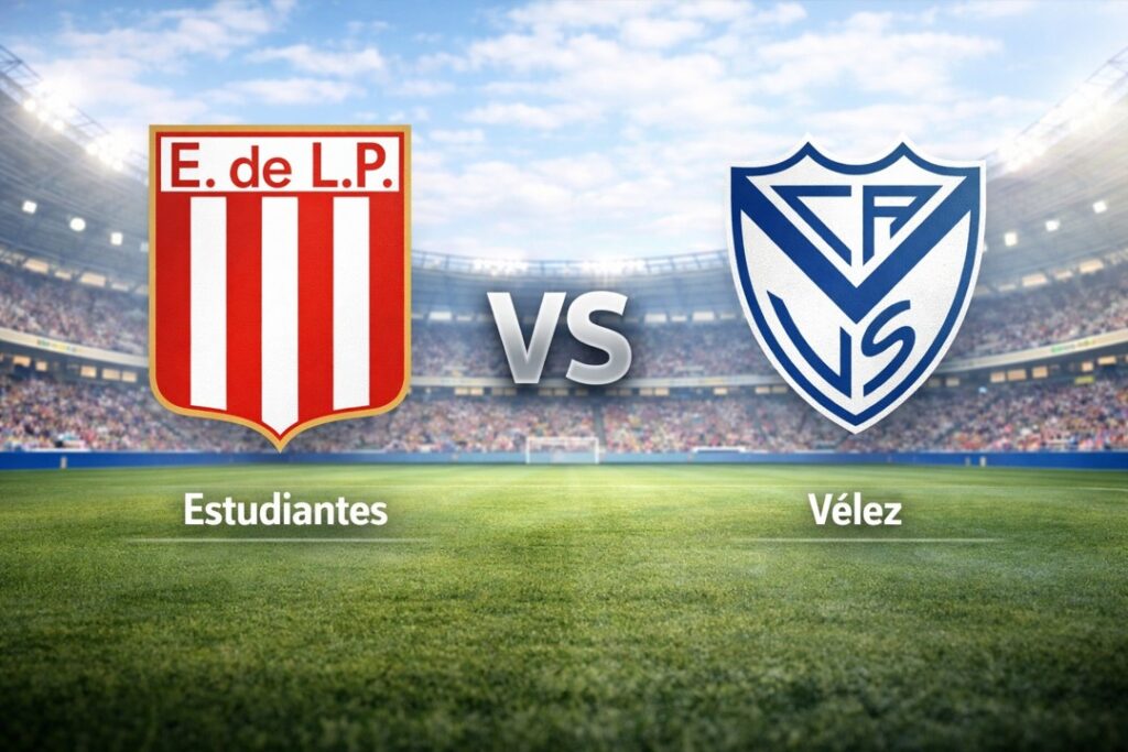 Estudiantes contra Vélez Sarsfield