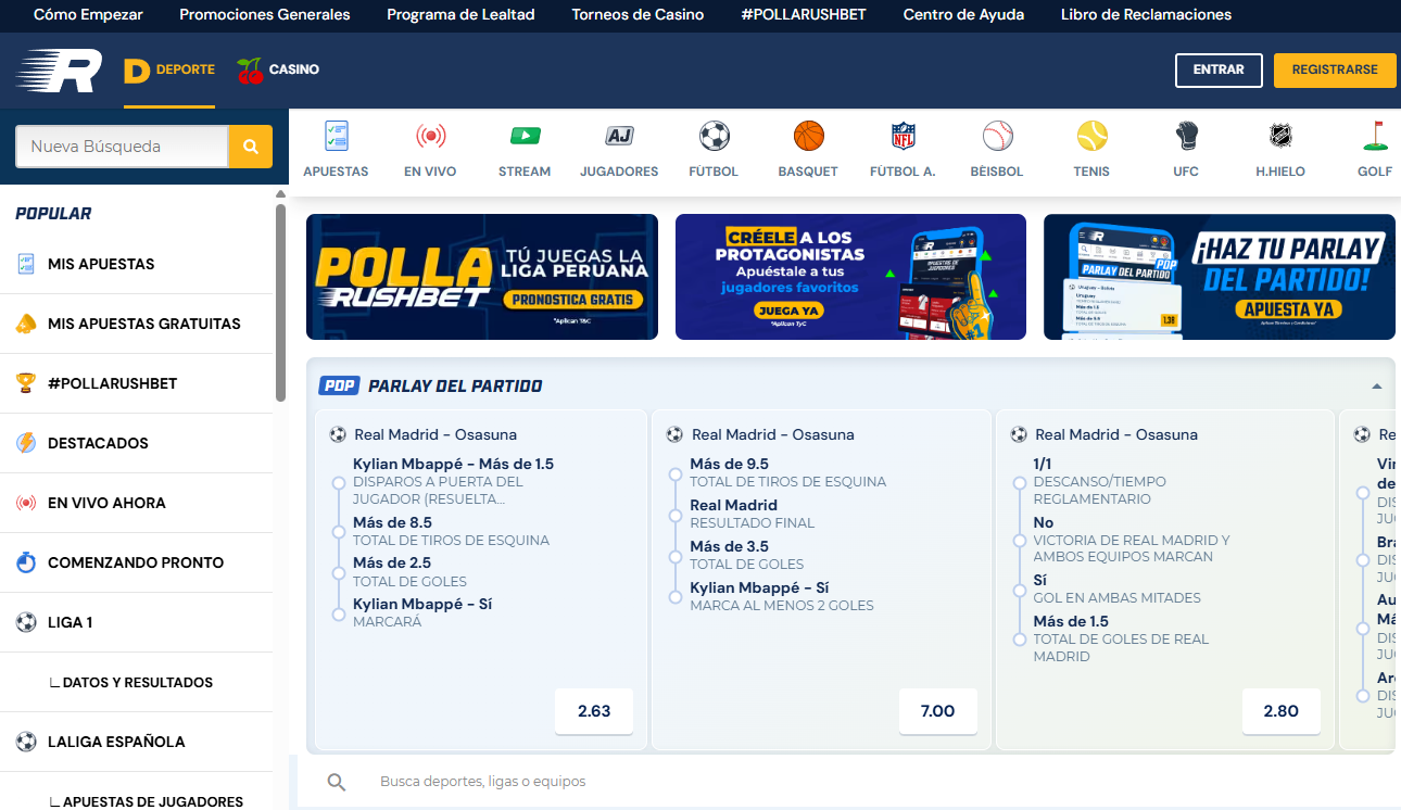 Portada Rushbet Perú