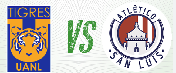 Tigres contra Atlético San Luis Liga MX
