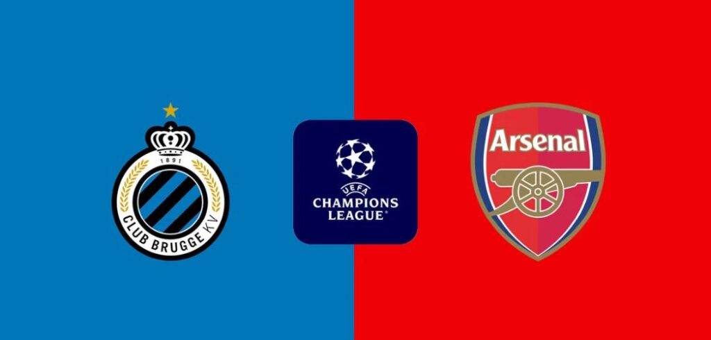 Club Brugge vs Arsenal – Champions League 10-12-2025