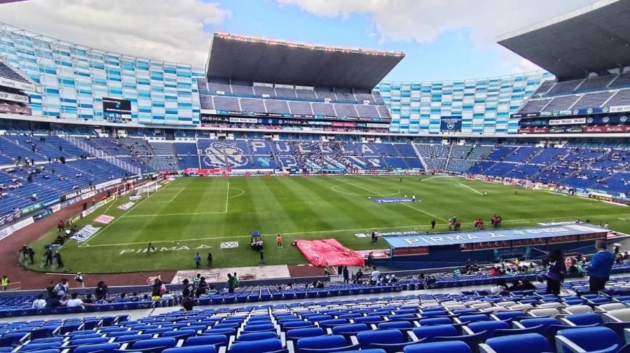 Estadio Cuauhtémoc donde se llevará a cabo el duelo entre Puebla contra Mazatlán
