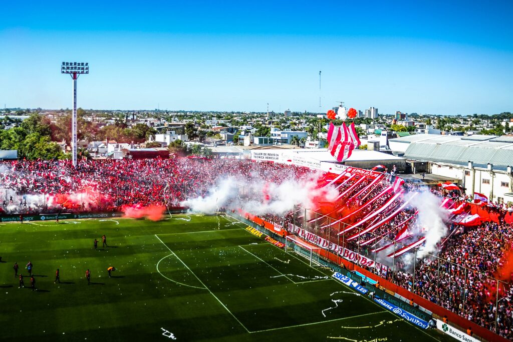 Estadio. Unión Santa Fe contra Platense