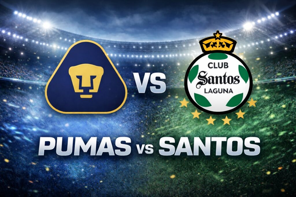 Pumas UNAM contra Santos