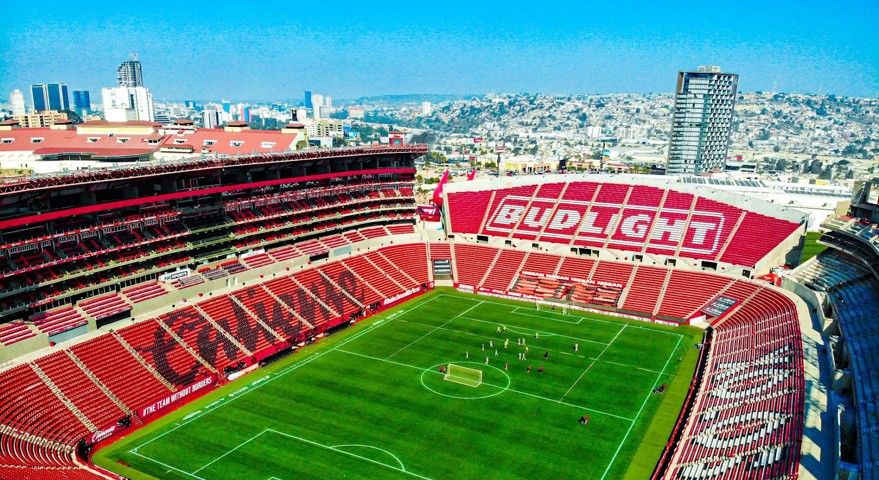 Tijuana contra Atlético San Luis. Estadio