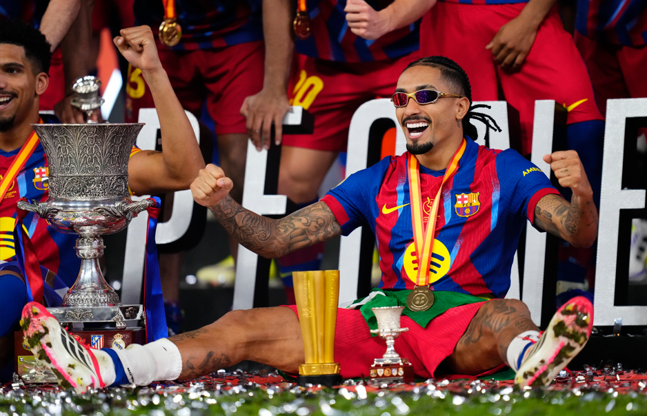 eurocopa 2026 barca celebra Raphina