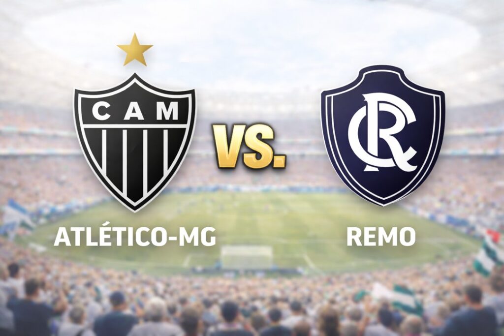 Atlético Mineiro contra Remo 