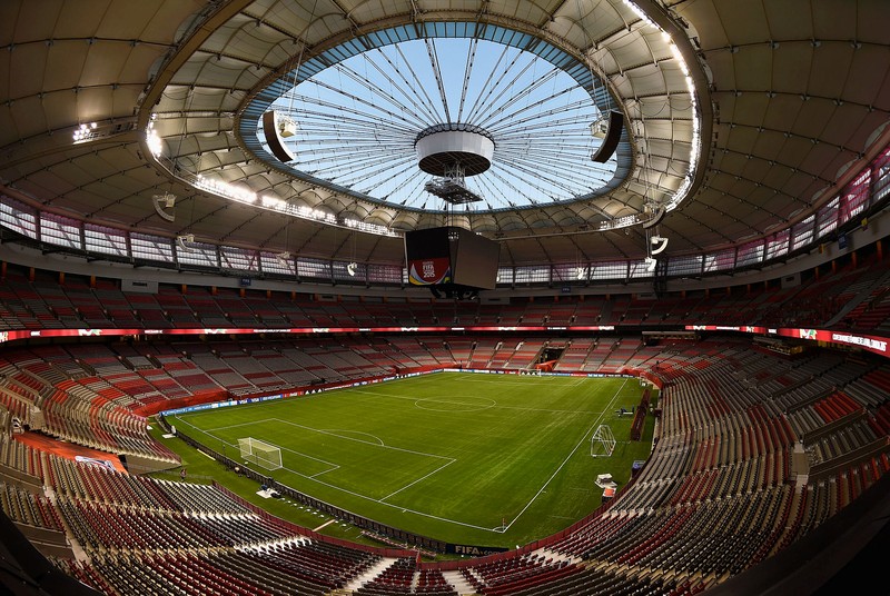 Estadio. Vancouver contra San José