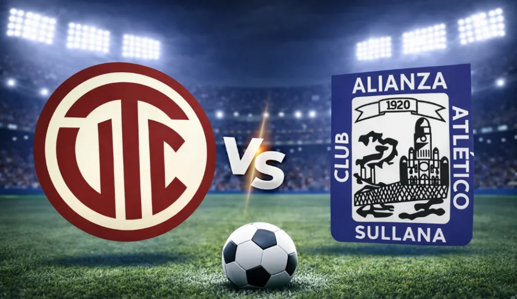UTC Cajamarca contra Alianza Atlético - Liga 1 Perú - 22 de marzo de 2026, 13:00 hora