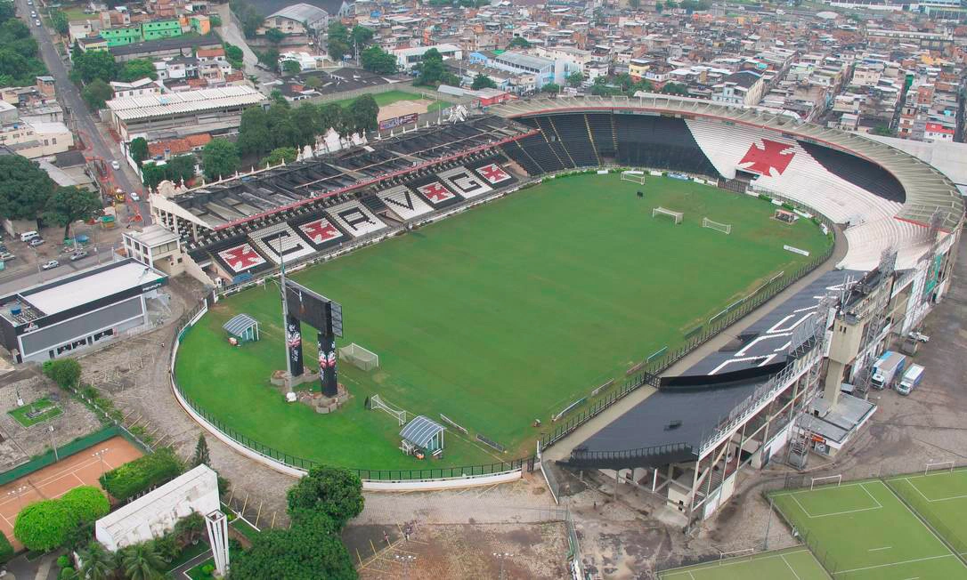 Estadio. Vasco da Gama contra São Paulo